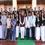 छत्तीसगढ़ राज्य न्यायिक अकादमी के प्रशिक्षु न्यायाधीशों ने मुख्यमंत्री से की सौजन्य मुलाकात