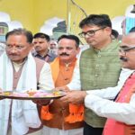 मुख्यमंत्री साय ने भिखमपुरा के पंचमुखी सिद्ध हनुमान मंदिर में की पूजा-अर्चना