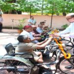 राज्यपाल ने दिव्यांग पुनर्वास केंद्र माना कैंप का किया अवलोकन