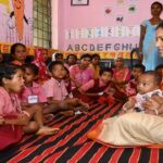 महिला एवं बाल विकास मंत्री लक्ष्मी राजवाड़े का सुकमा दौरा