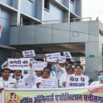 कांकेर मेडिकल कॉलेज के नर्सिंग ऑफिसर्स एसोसिएशन छत्तीसगढ़ संघ द्वारा निकाली गई स्कूटी रैली